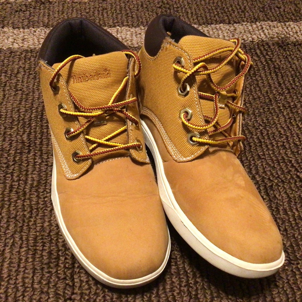 Little Boys Timberland Plain-Toe Chukka Shoes